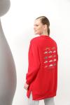 Puane Sweat Kırmızı