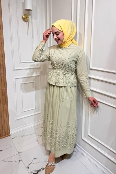 Etekli Takım  Mint Yeşili