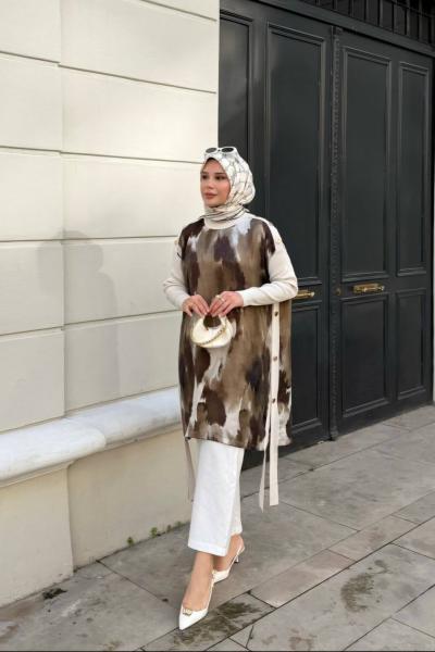 Kupra Panço Tunik Bej