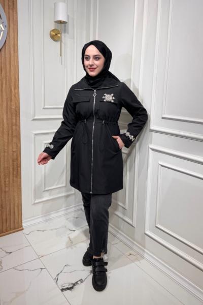 Ayaz Taşlı Kap Siyah