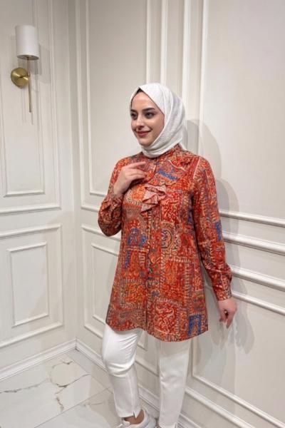 Kumsal Gömlek  Turuncu