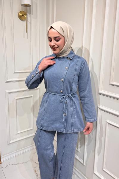 Kot Takım  Açık Mavi