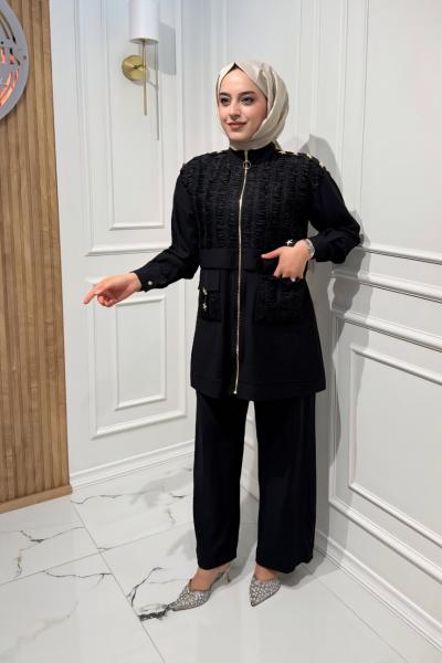 Deniz Yıldızlı Takım Siyah