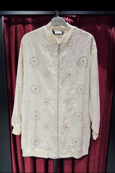 Fermuarlı Fistolu Kap Bej