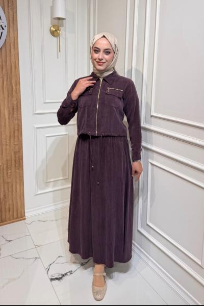 Kupra Etekli Takım  Mürdüm