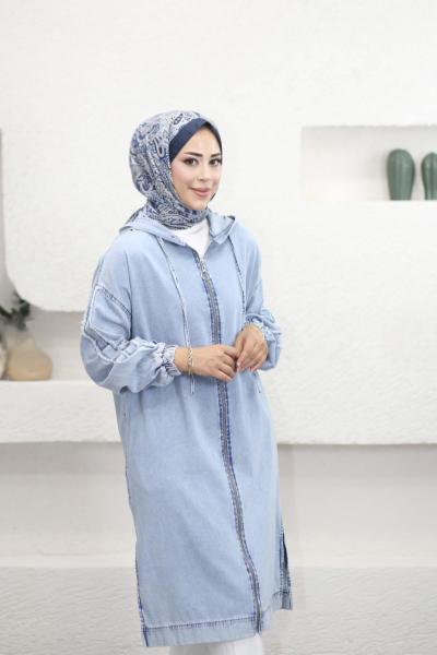 Uzun Kot Kap Açık Mavi